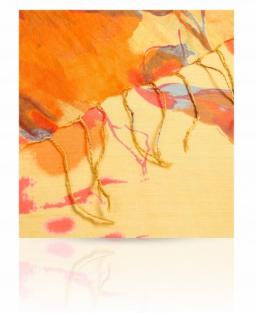 Палантин Женский S-BIG.FLOWER/AMBER